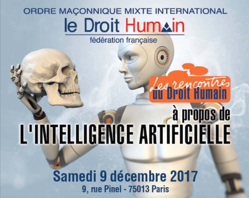 L’intelligence artificielle sera au coeur des Rencontres du Droit Humain le 9 décembre à Paris