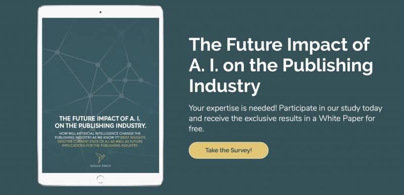 L'intelligence artificielle et l'édition : La foire de Francfort et Gould Fischer lancent un questionnaire en ligne