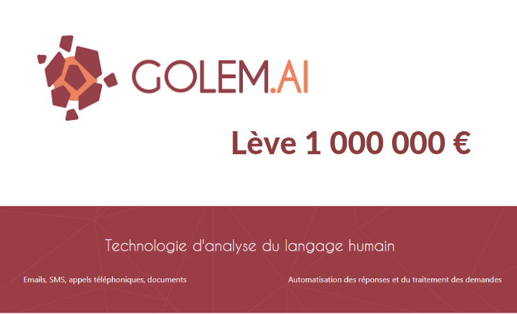 Golem.ai lève 1 million d'euros