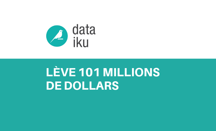 Dataiku lève 101 millions de Dollars