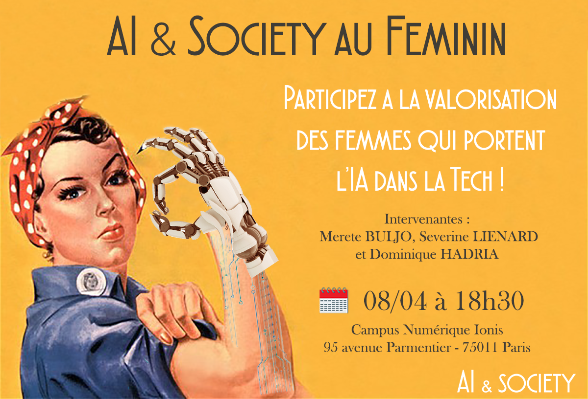 IA : Osez, Mesdames ! AI&Society vous donne rendez-vous le 8 avril