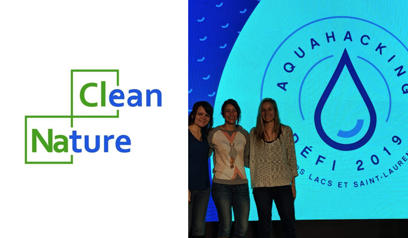 Zoom sur l’équipe Clean Nature de l’INRS lauréate du 2e prix du Défi AquaHacking
