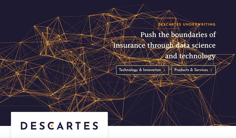 Insurtech de l'Année 2019 : Descartes Underwriting récompensé par FINANCE INNOVATION