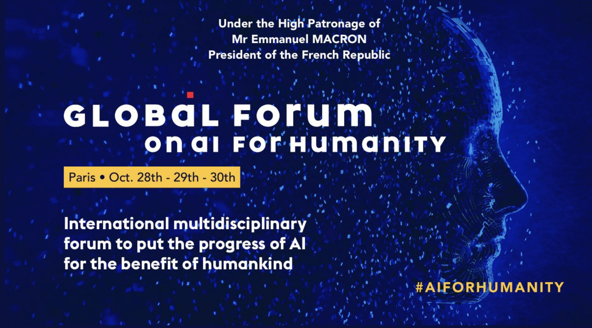 Le Global Forum on AI for Humanity à Paris : 450 participants et 25 pays représentés