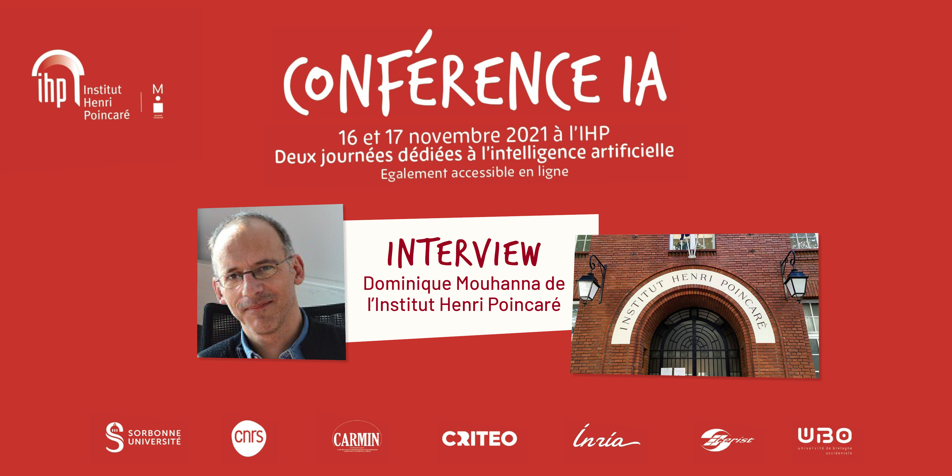 AI research, training, fields of application: meeting with Dominique Mouhanna from the Institut Henri Poincaré