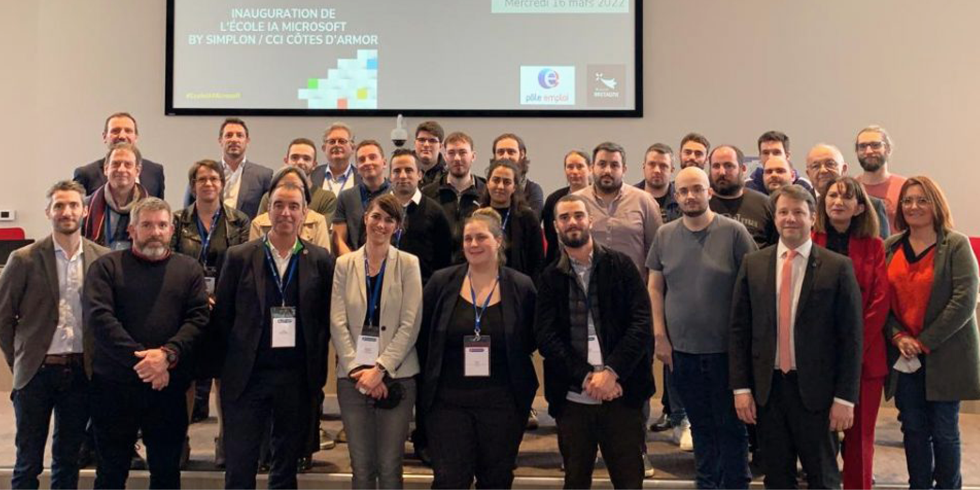 Inauguration of the 34th Microsoft by Simplon AI School in Lannion