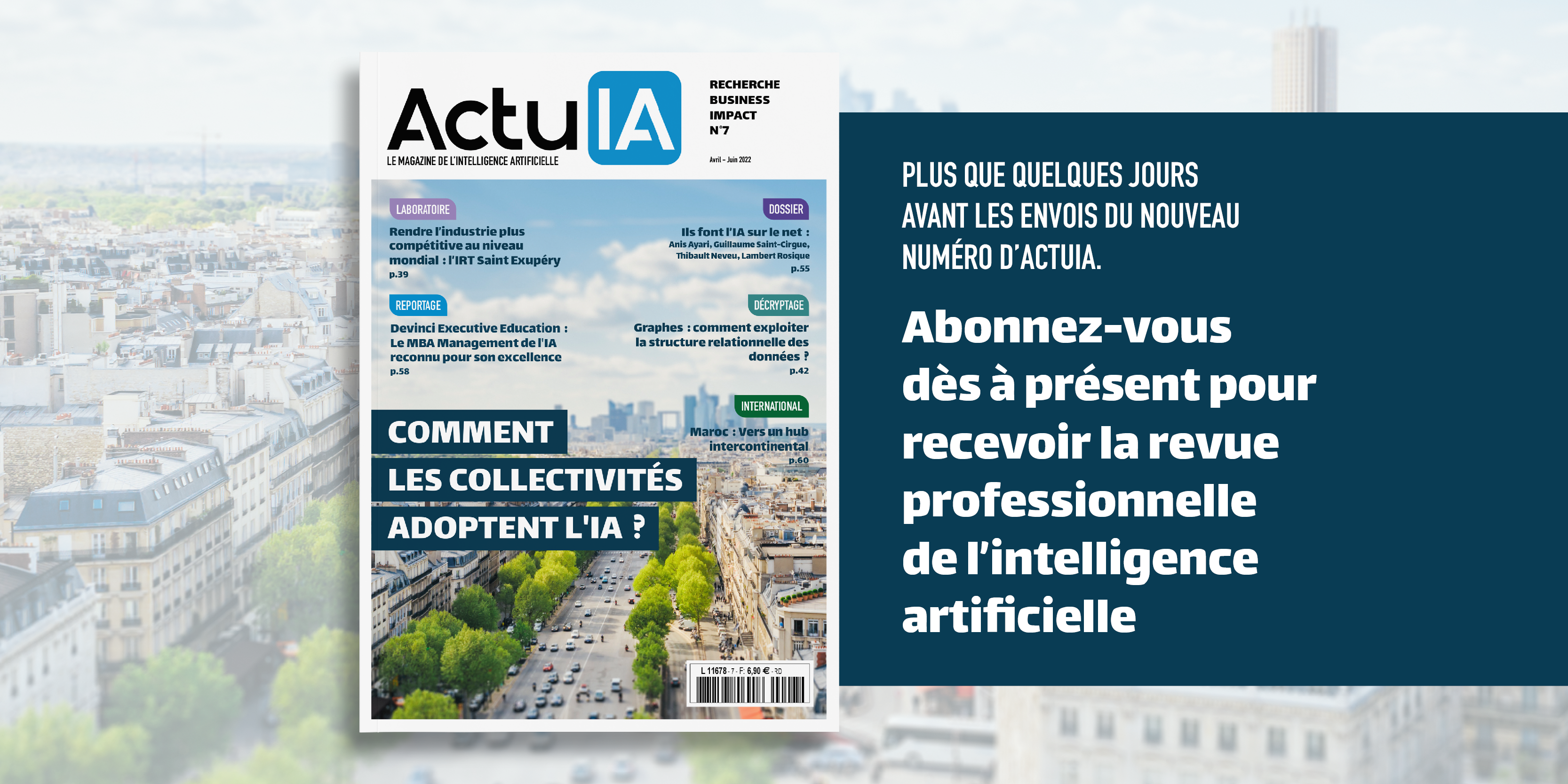 Collectivités, industrie, cybersécurité : ne manquez pas le nouveau numéro du magazine ActuIA