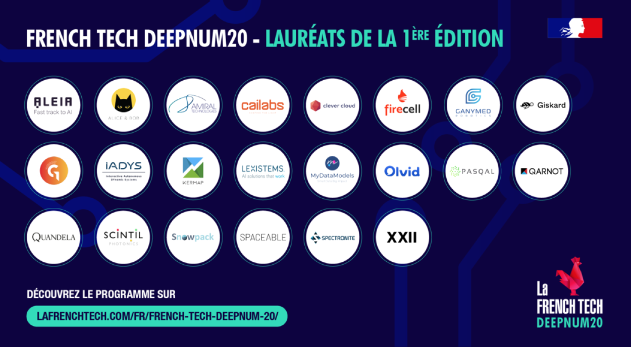 French Tech DeepNum20 unveils the 20 winners of its 1st edition