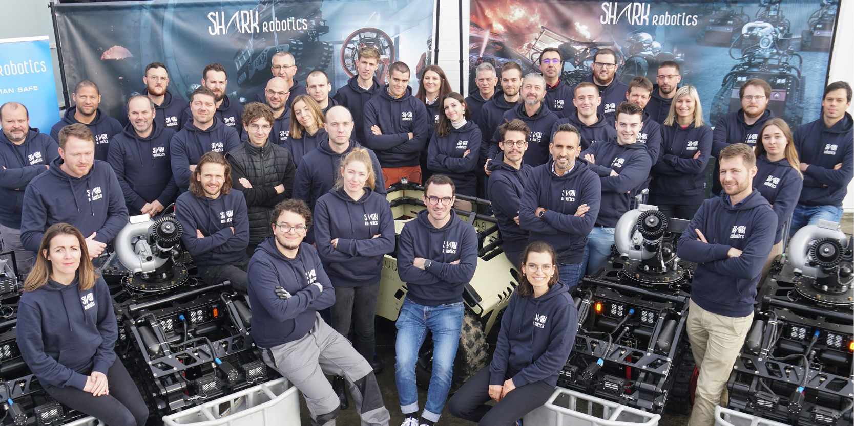 Shark Robotics, start-up spécialisée dans la robotique en milieux hostiles, lève 10 millions d'euros auprès de Move Capital