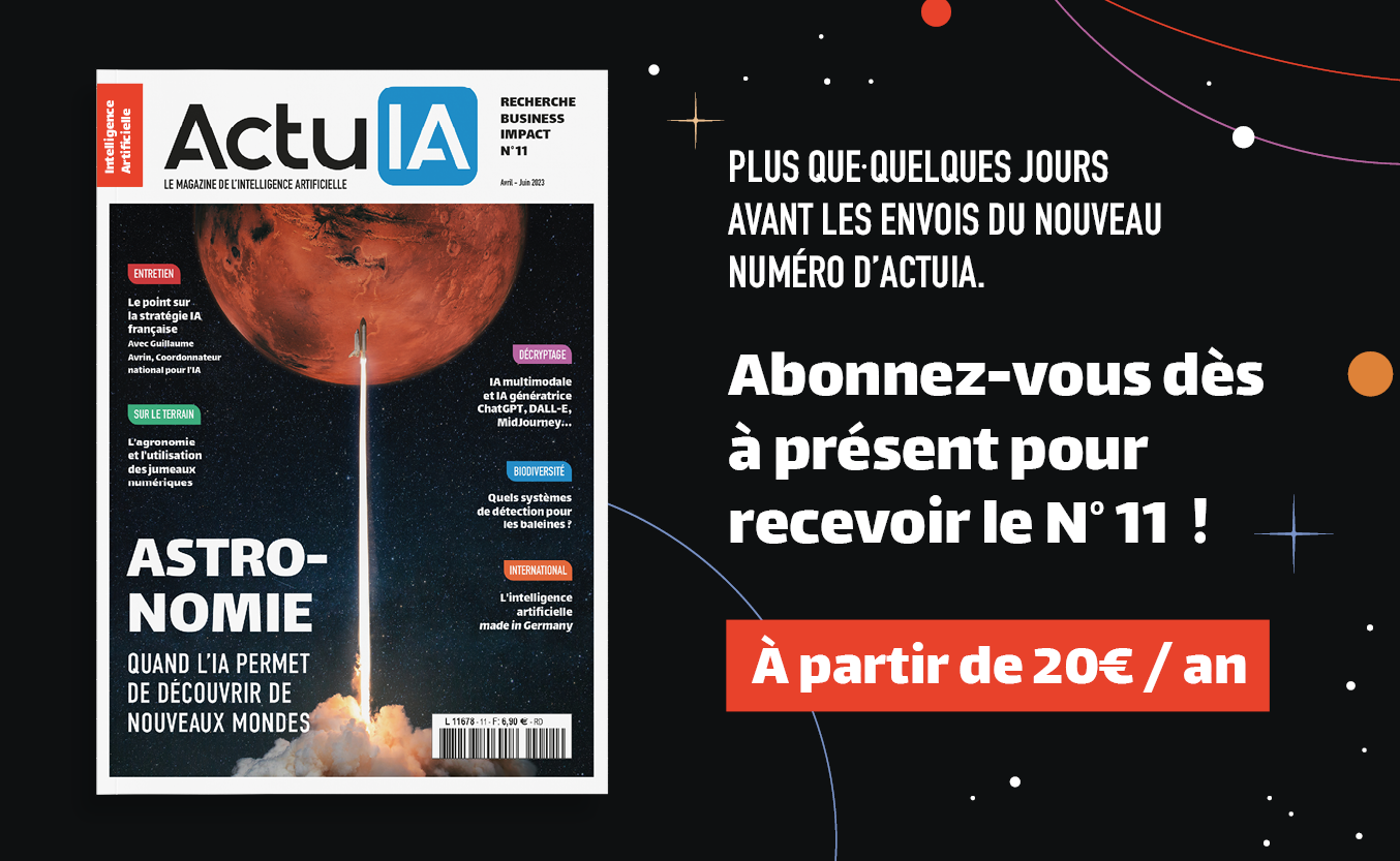 Découvrez le n°11 d'ActuIA : IA et astronomie, jumeaux numériques, biodiversité, IA multimodale...