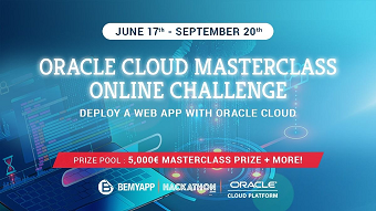 Hackathons & Startup Challenges Paris : Oracle Cloud Masterclass – BETWEEN NOW & SEPTEMBER 20th!