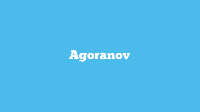 Agoranov