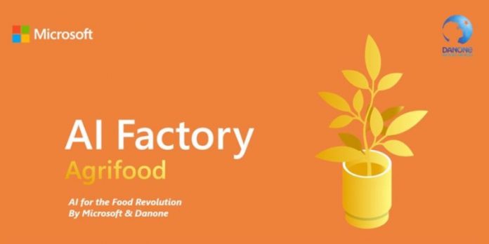 Microsoft Danone AI Factory Agrifood