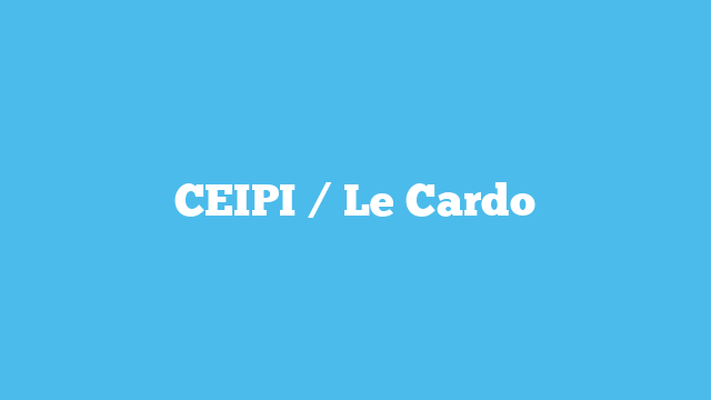 CEIPI / Le Cardo