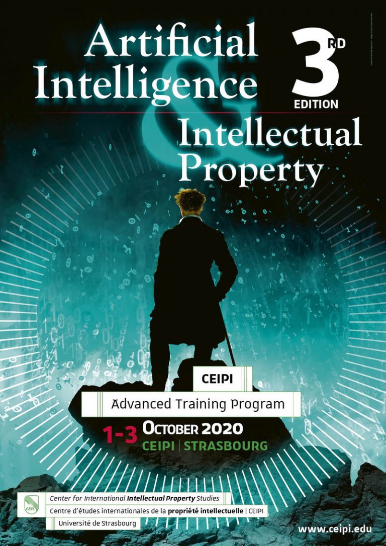 1er-2-3 Octobre 2020 : Séminaire avancé sur “Intelligence Artificielle et Propriété Intellectuelle” 3ème édition