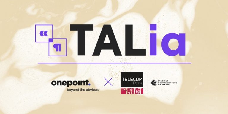 TALia: the onepoint and Télécom Paris research laboratory on natural language processing