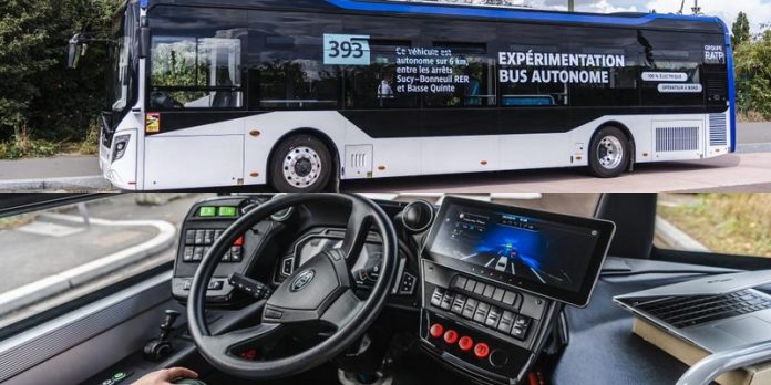 RATP bus autonome expérimentation tests