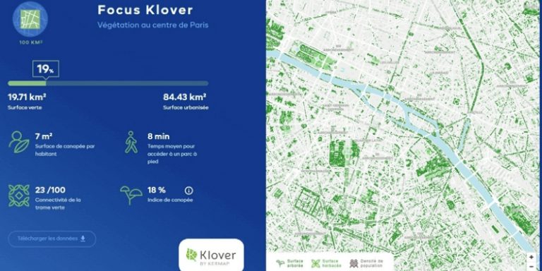 Kermap présente Klover, un observatoire sur la place de la végétation et l’impact du changement climatique