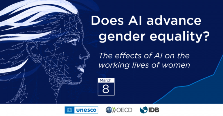 Evénement en ligne dans le cadre de la Journée Internationale de la femme 2022  : L’IA fait-elle progresser l’égalité des sexes ?