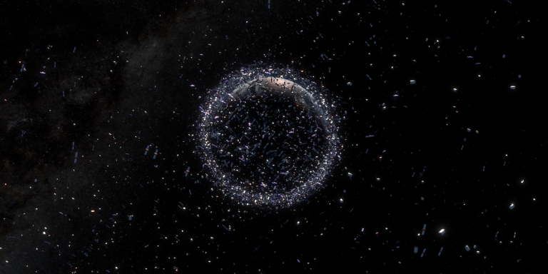 How can AI help with space debris management?
