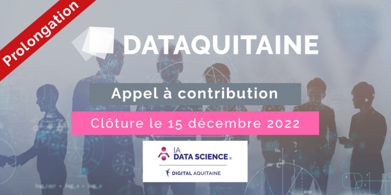 Call for papers for the 6th edition of the DATAQUITAINE conference