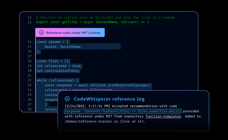 L’assistant de codage Codewhisperer disponible en accès gratuit pour les développeurs individuels