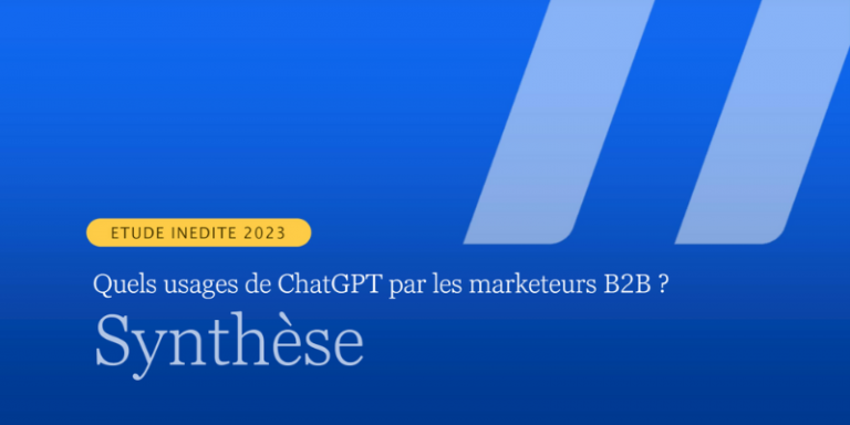 59% des professionnels du marketing BtoB utilisent ChatGPT dans le cadre de leur travail