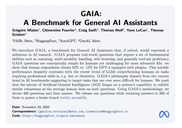 Retour sur GAIA, le benchmark visant à évaluer les assistants d’IA