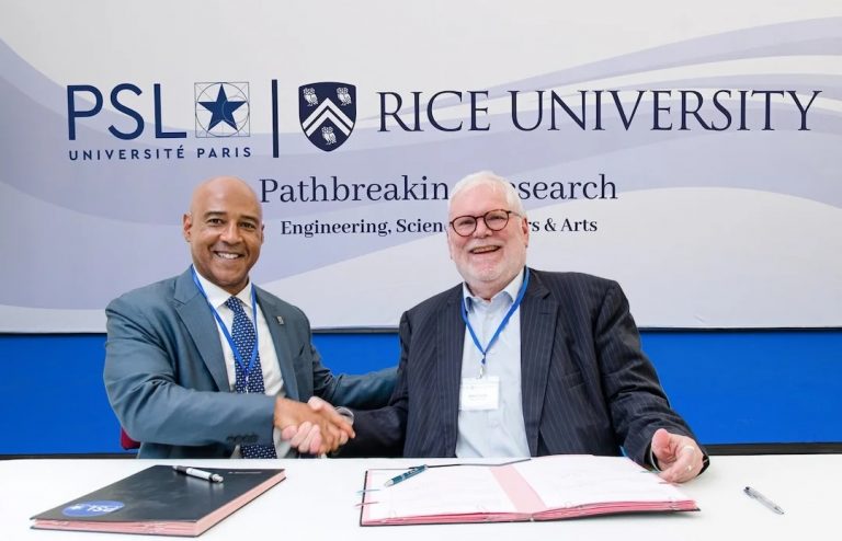 RICE University et PSL : un partenariat transatlantique pour la recherche et l’innovation